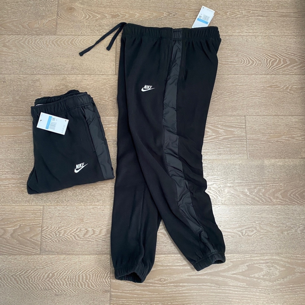 Nike men's athleisure fleece warm and cold corseted trousers - Picture 1 of 4